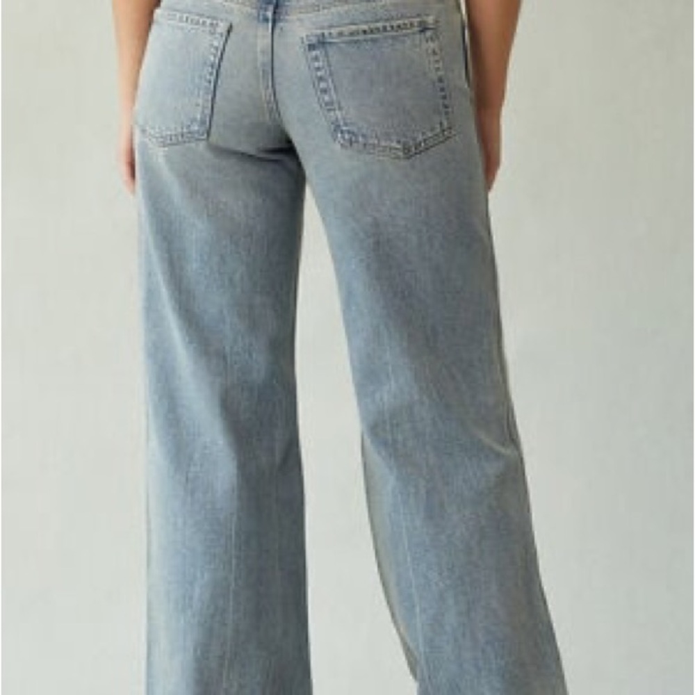Pacsun Casey Low Rise Baggy Jeans Medium Indigo Tint - Picture 2 of 8